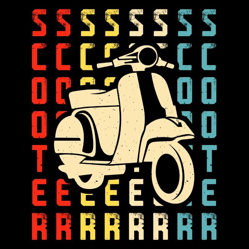 Roller Rollerfahrer Motorroller