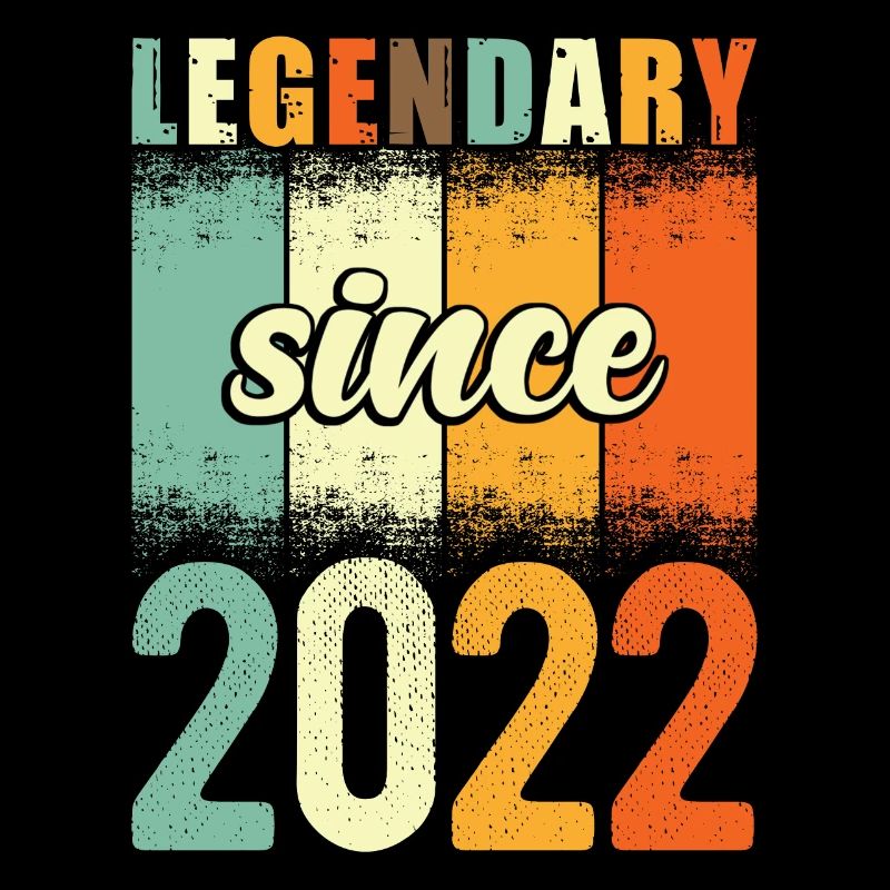 Legendary since 2022 Retro Vintage Birthday