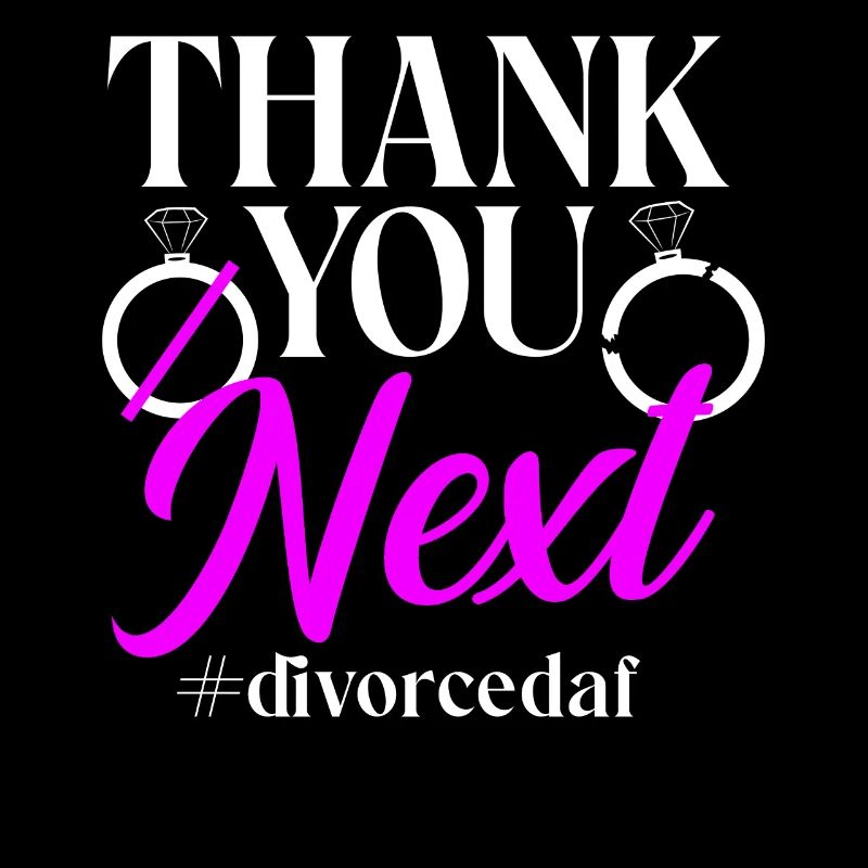 Fête de divorce heureuse Merci suivant