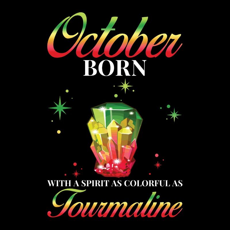 Pierre de naissance Octobre Tourmaline