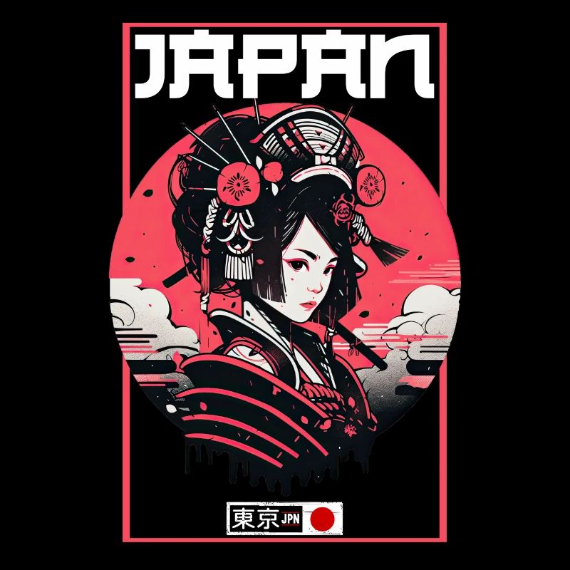 Asie 80s Samouraï Rétro Japonais Samouraï