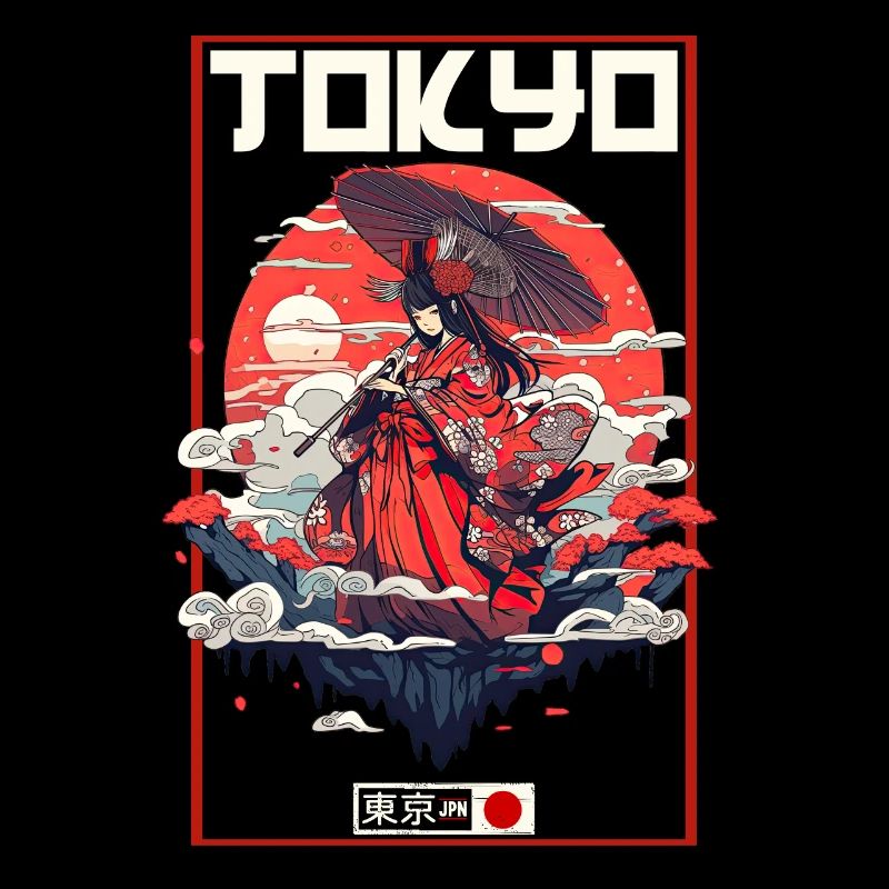 Asie 80s Samouraï Rétro Japonais Samouraï