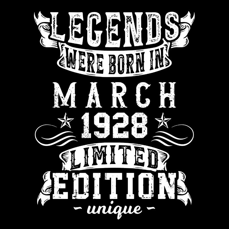 Anniversaire Mars 1928 année Edition Limitée