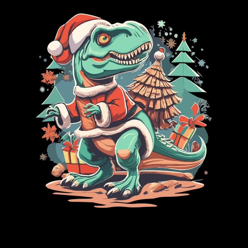 Dinosaur Trex Christmas