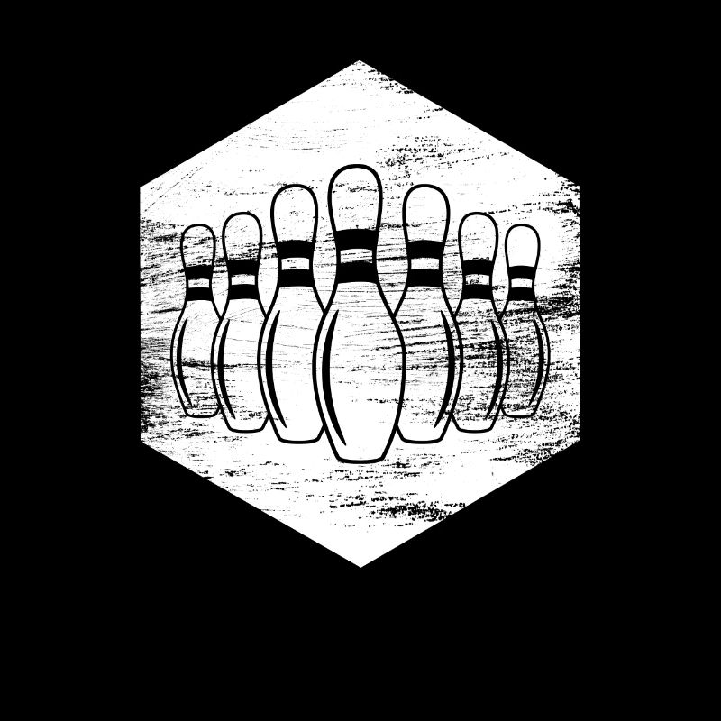 Dessin d’épingles de bowling