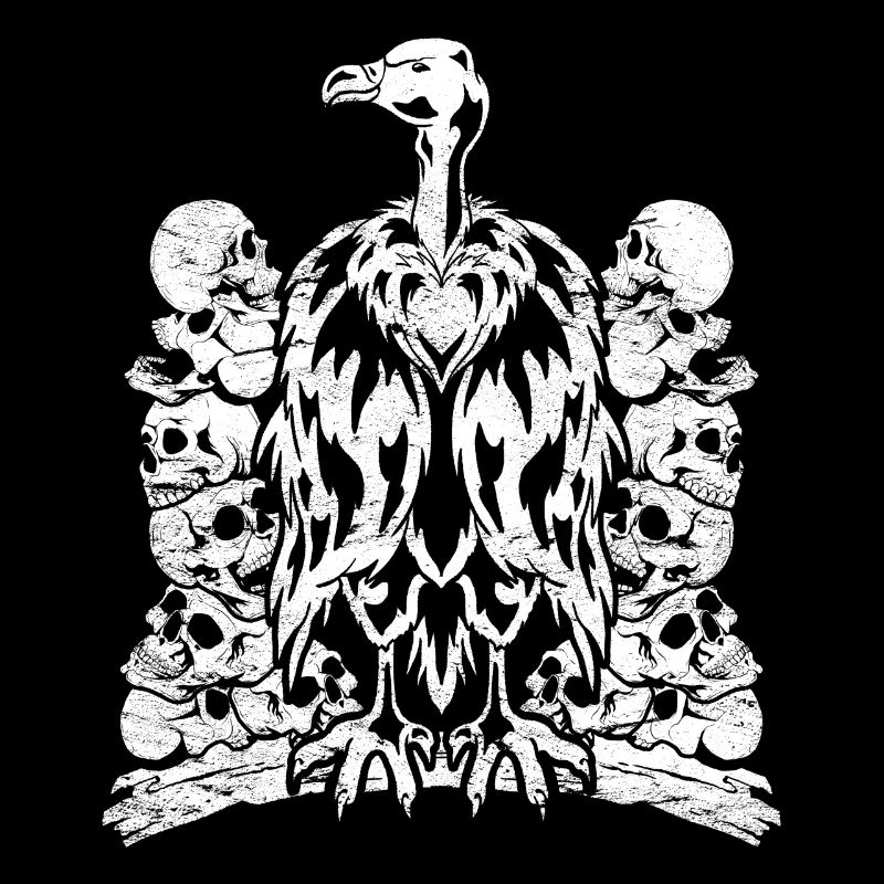 Totenköpfe Aasfresser Raubvogel Geschenk Geier