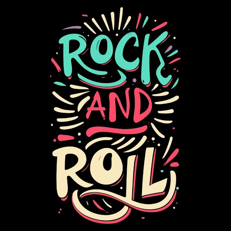 Rock And Roll Rock Statement Motto
