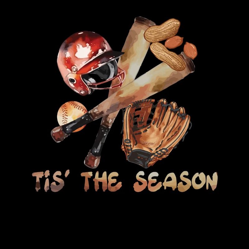 La saison Baseball Peanut Case Casque