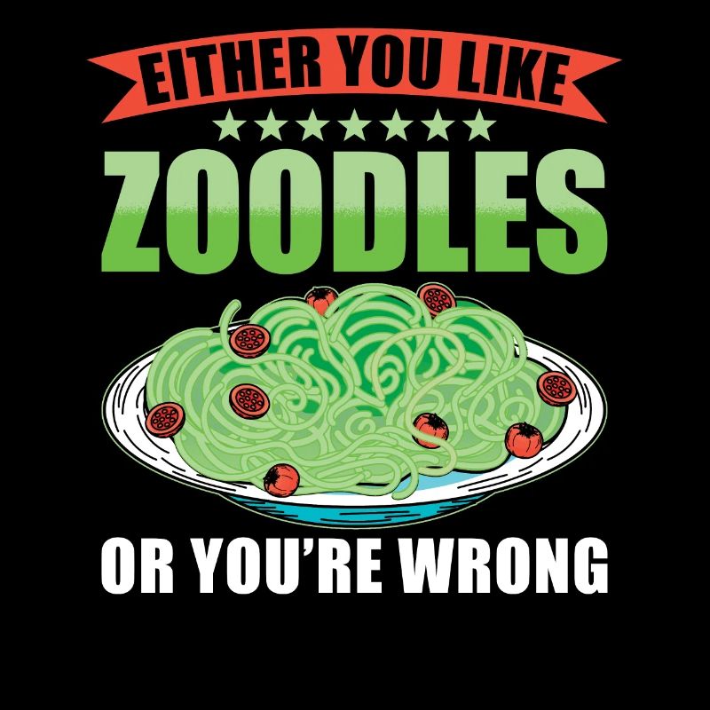 Zoodles Zucchini Pasta Spruch