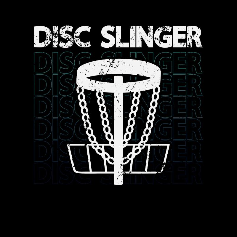Flying Disc Slinger Frisbee Player Disc Golfing