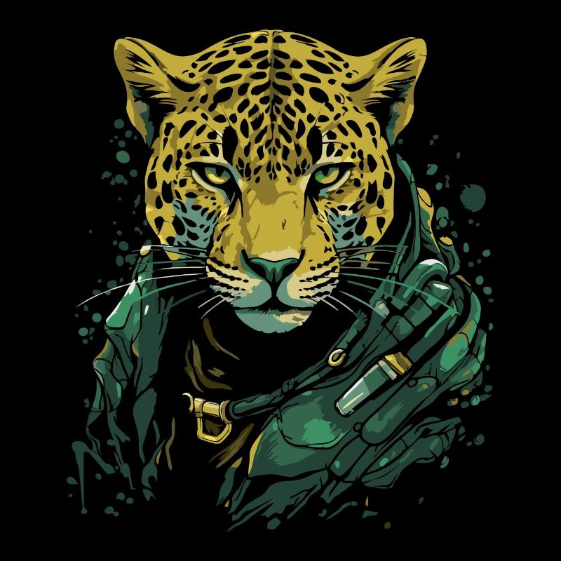 Un léopard cool
