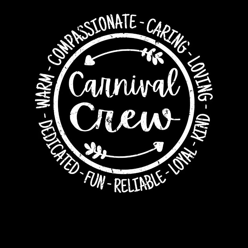 Karneval Crew Leben Wertschätzung Typografie Vintage