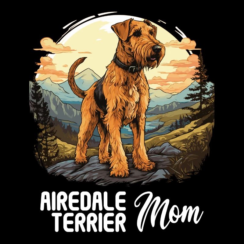 Dog Airedale Terrier
