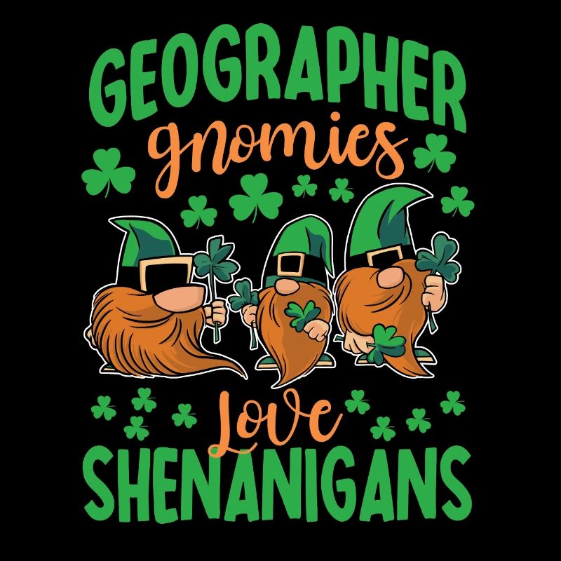 Costume de la Saint-Patrick de géographe drôle