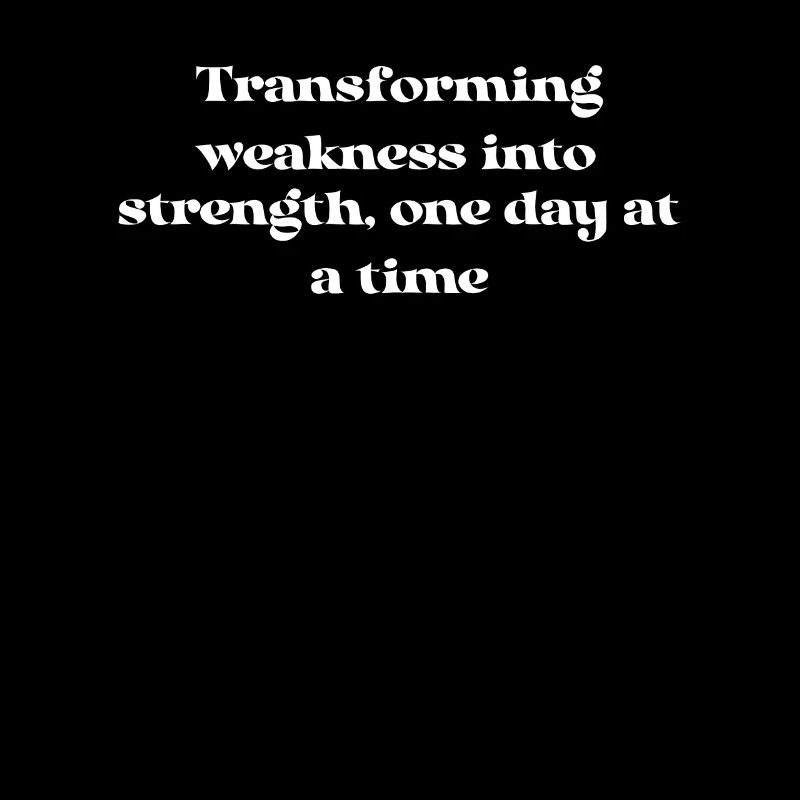 Fitness - Transforming weakness into strength,