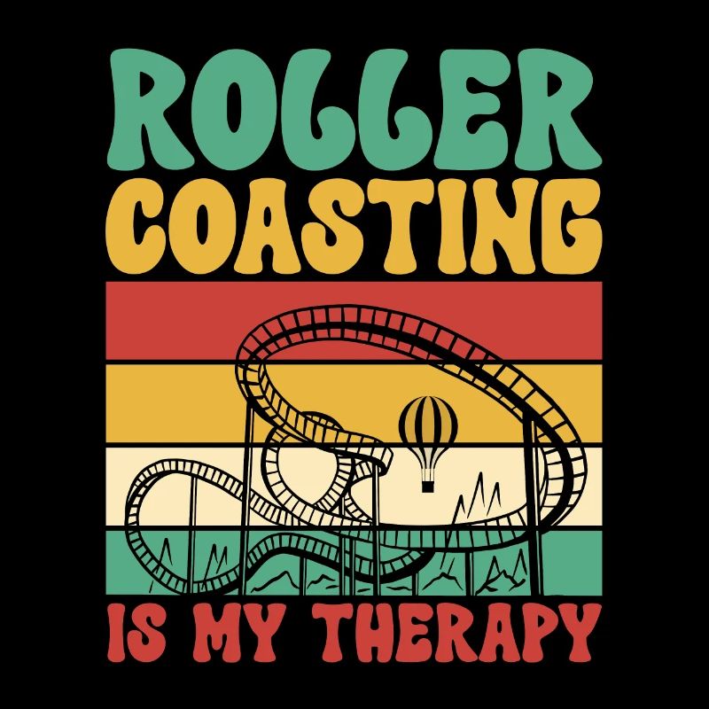 Achterbahn Rollercoaster Freizeitpark