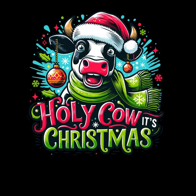 Vache sacrée son Noël I vache de Noël