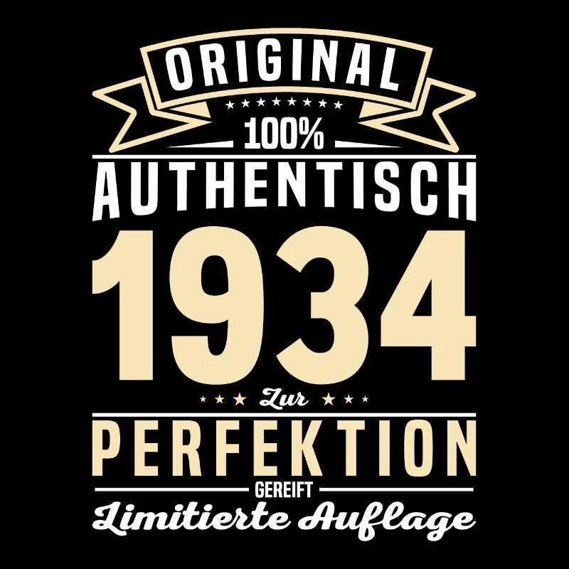 1934 Authentisches Vintage-Geschenk