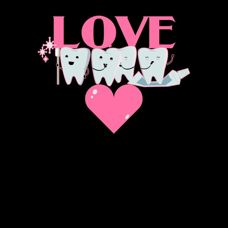 Tg Love Teeth Tooth Dentist Valentines Day