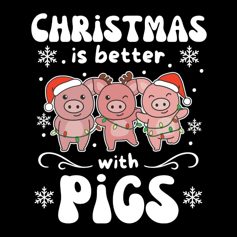 Noël, c’est mieux avec des cochons