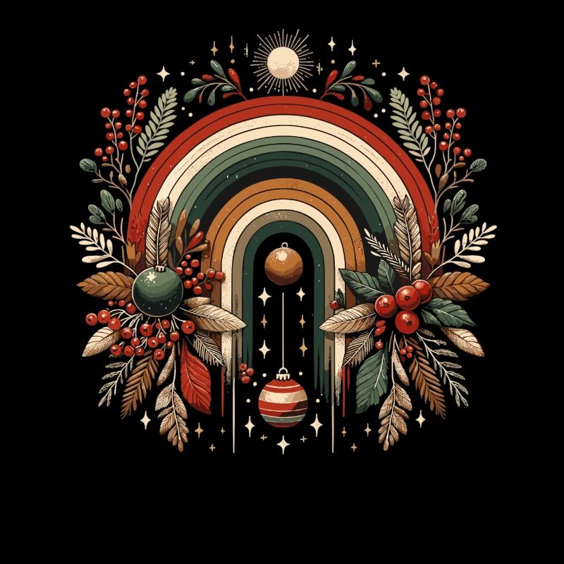 Weihnachtskranz böhmischer Regenbogen Weihnachten
