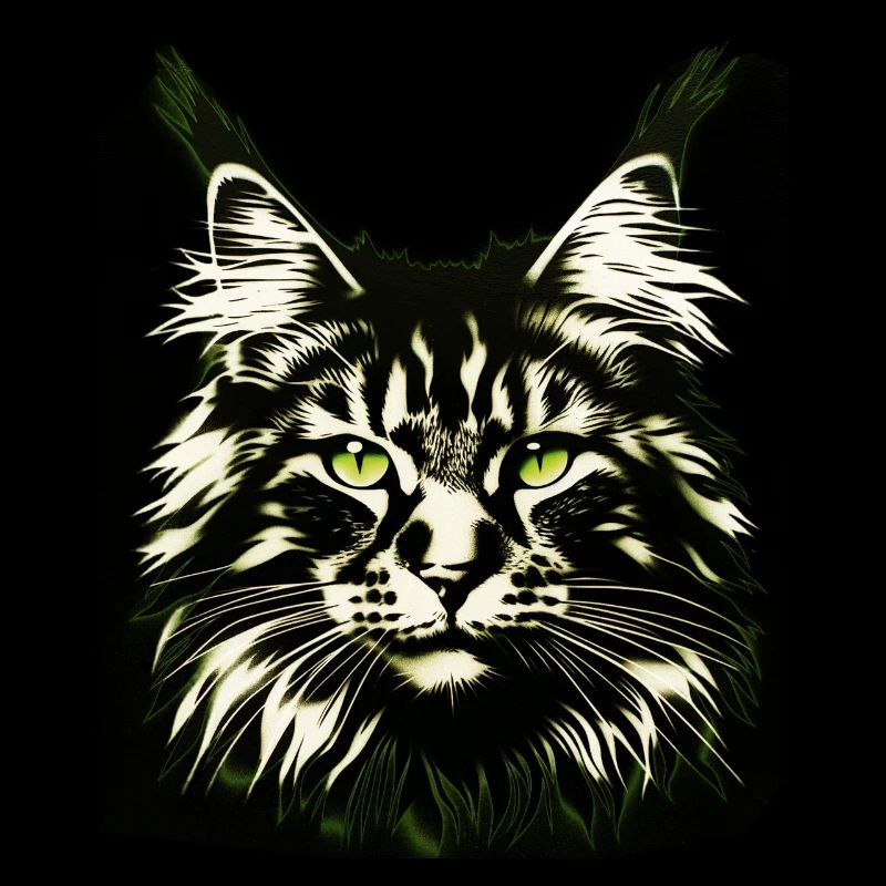 Visage de chat