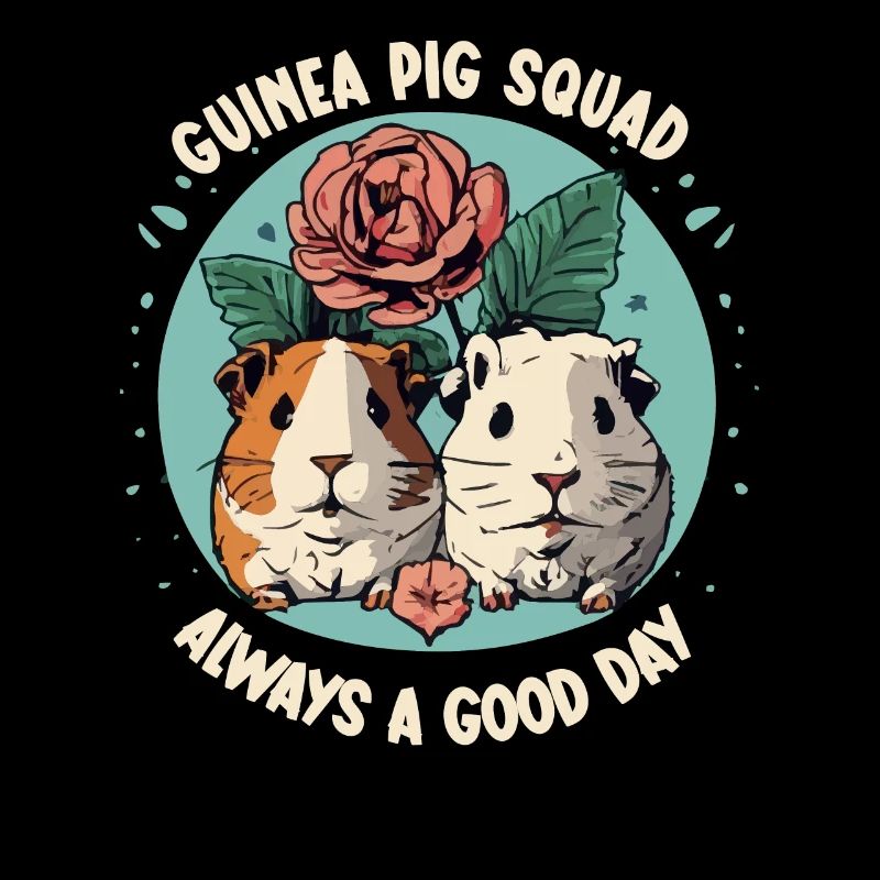 Cochon d’Inde amant pomme de terre à fourrure