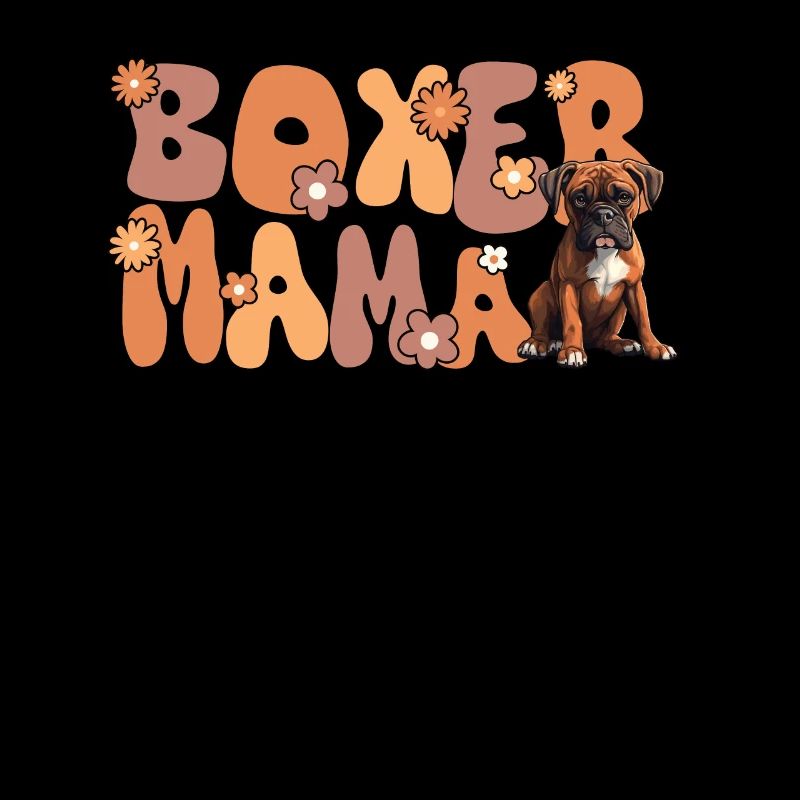 Boxer Hund Groovy Boxer mama