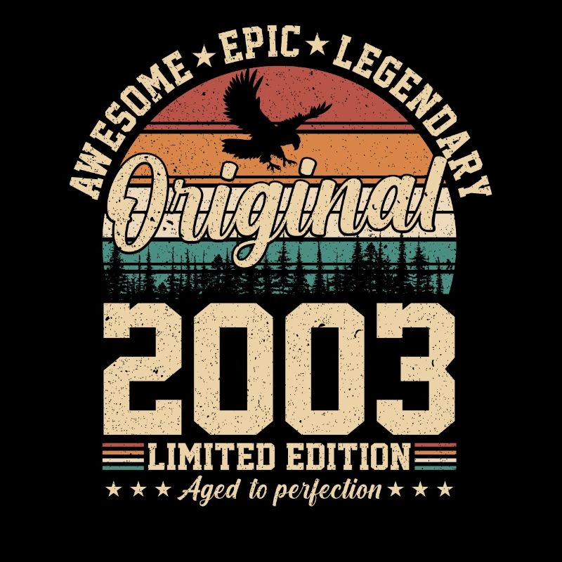 2003 Vintage Geburtstag