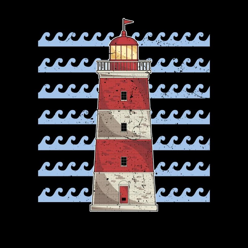Mer vagues océan cadeau phare