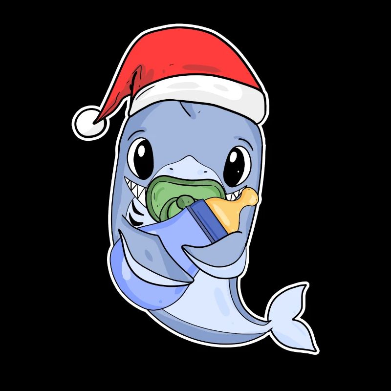 Requin bébé Noël