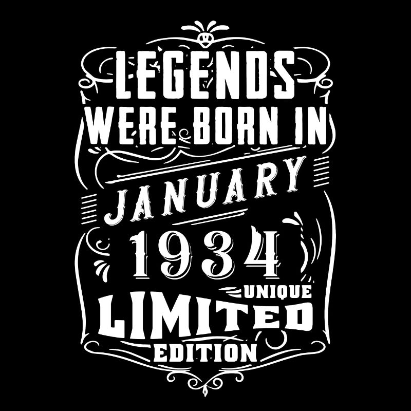 Date de naissance Janvier 1934 année Edition Limitée