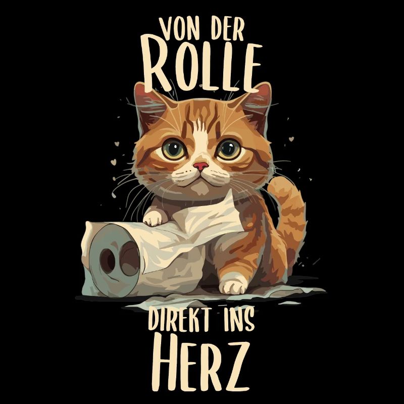 Verspieltes Kätzchen: Toilettenspaß