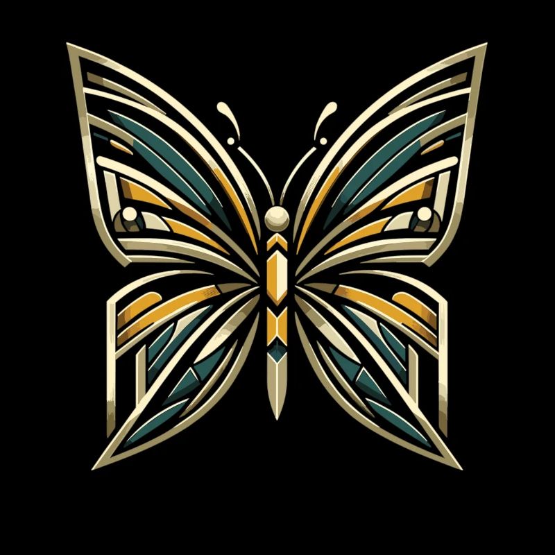 Vintage Elegance : Papillon dans le style des années 20