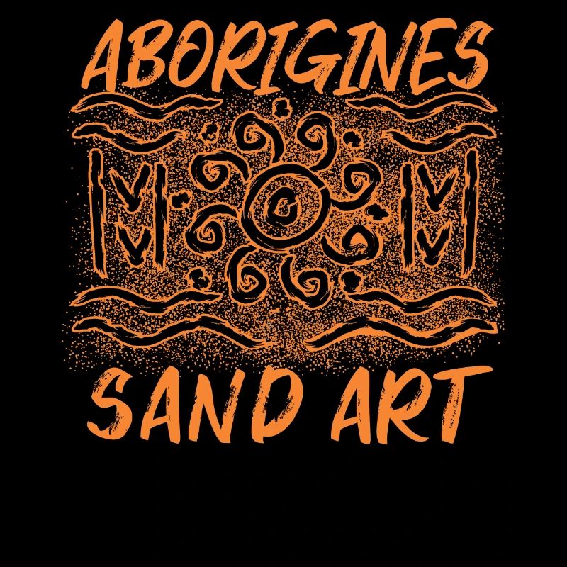 Art aborigène sur sable