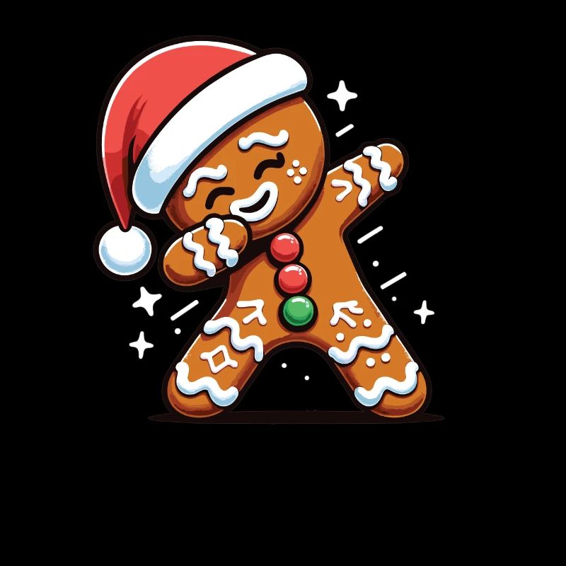 Dabbing Christmas Gingerbread Dab Christmas