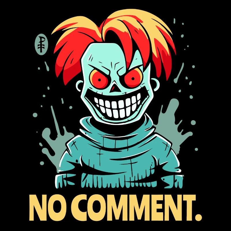 Pas de commentaire, dit le clown maléfique