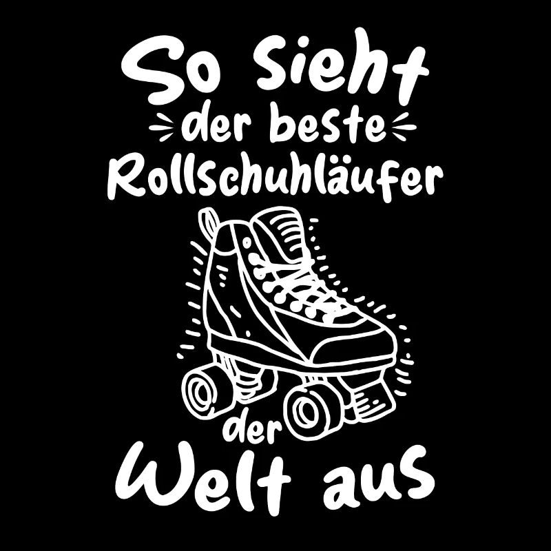 Rollschuhläufer Rollschuhfahrer