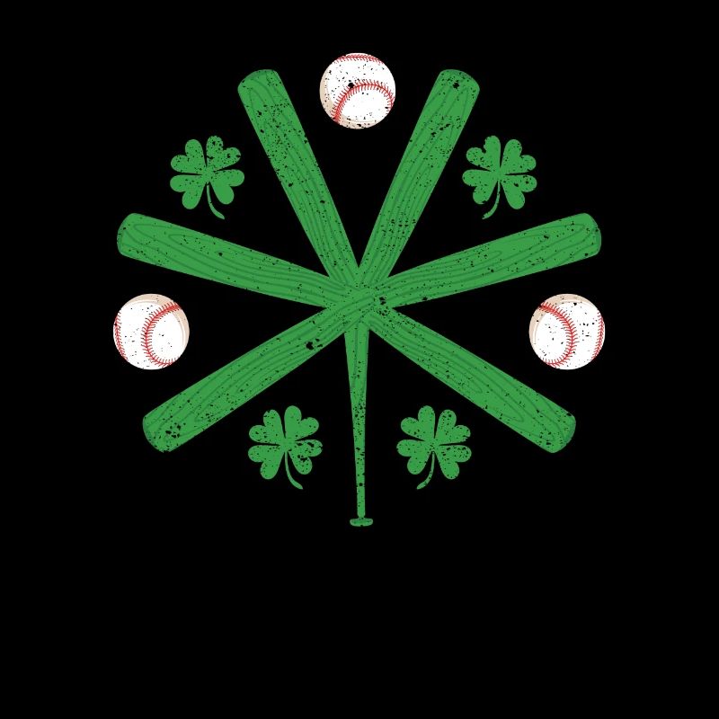 Drôle de batte de baseball Shamrock Shamrock
