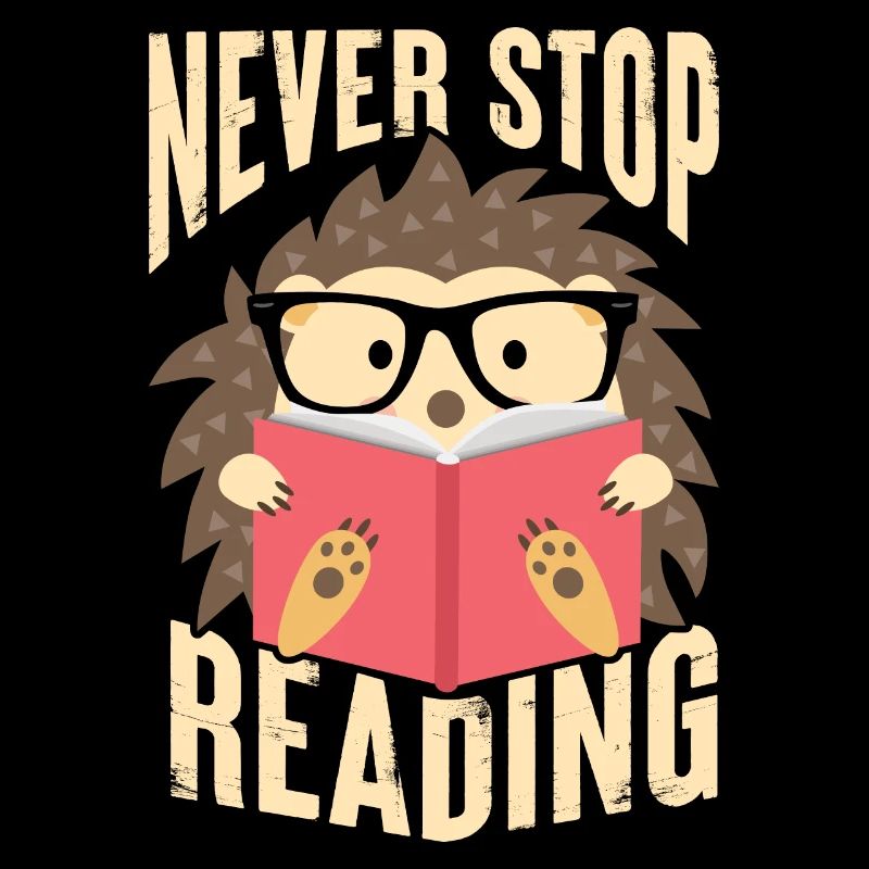 Never Stop Reading T-Shirt