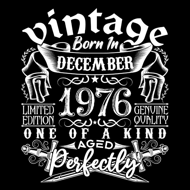 1976 Décembre 1976 anniversaire Décember 1976