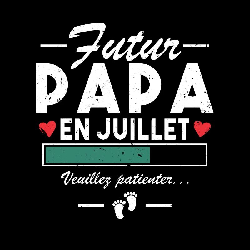 Werdender Papa im Juli Schwangerschaftsankündigung an Papa