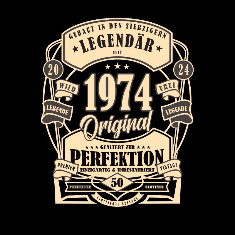 50. Geburtstag, Geschenk, Legende, Original, 1974
