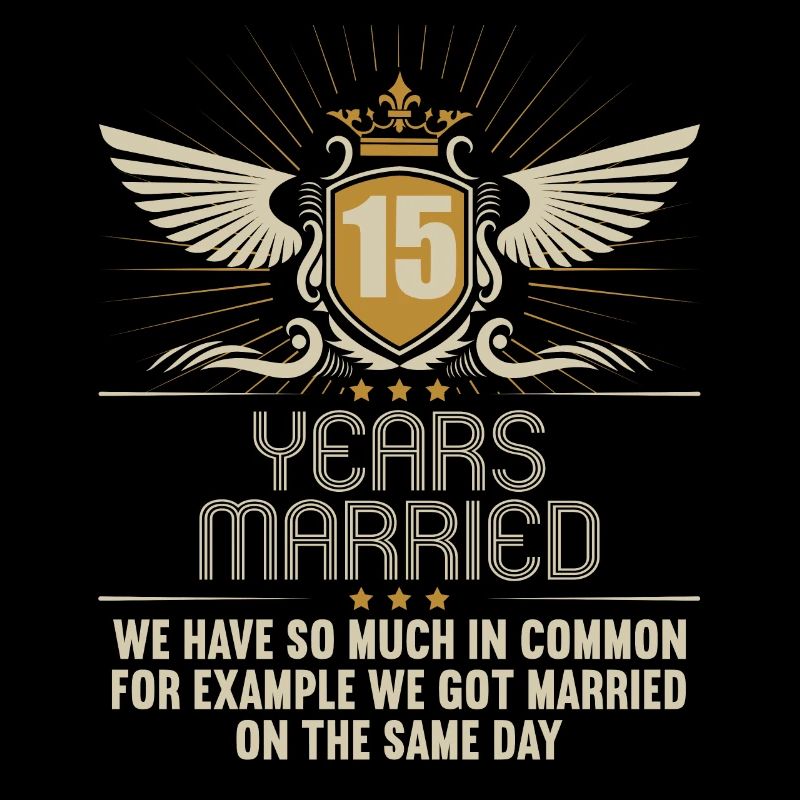 Nous avons beaucoup en commun 15e anniversaire de mariage