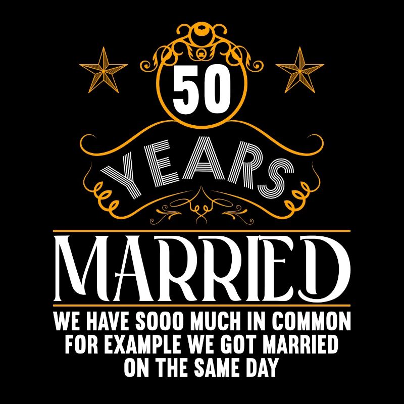 Nous avons beaucoup en commun 50e anniversaire de mariage