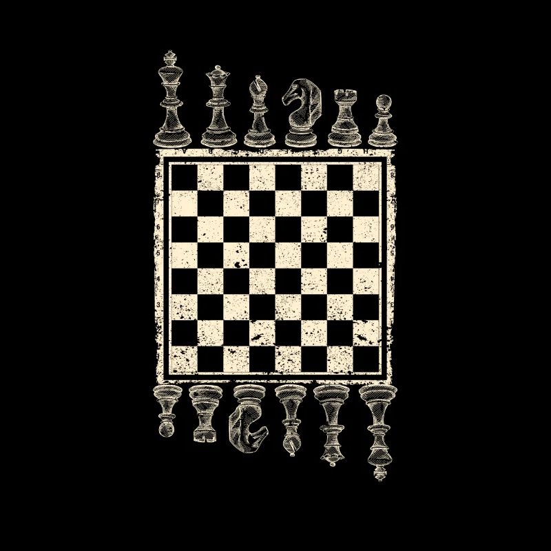 Queen's Gambit Chess Player Pieces Pieces Board