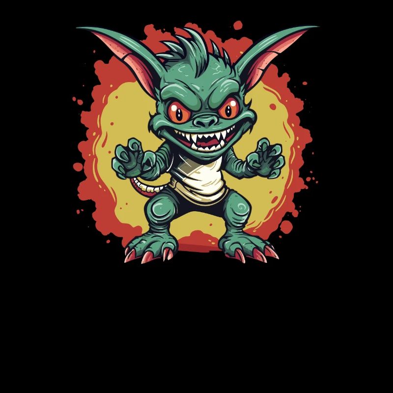 Cryptozoologistes Chupacabra Créatures Cartoony