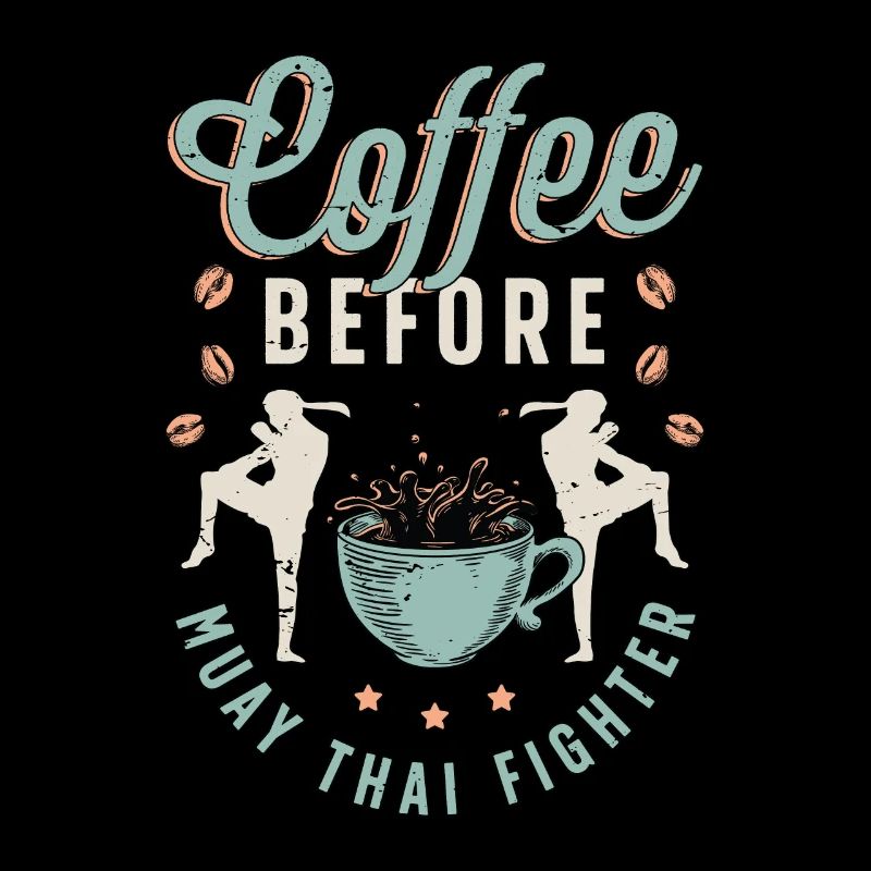 Muay Thai Fighter Coffee Martial Arts Coffee Lover