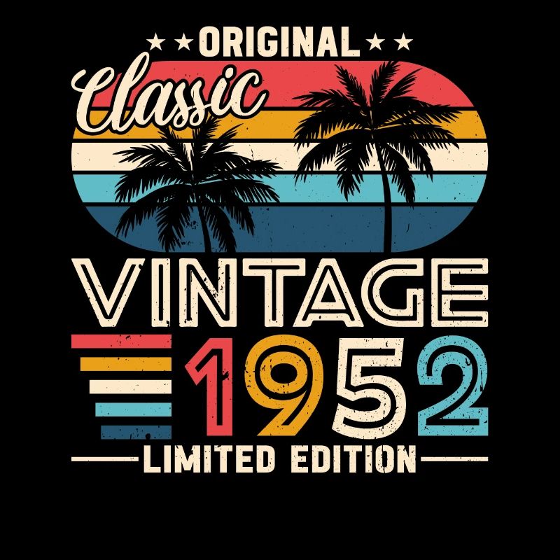 Vintage 1952 Retro Geburtstag