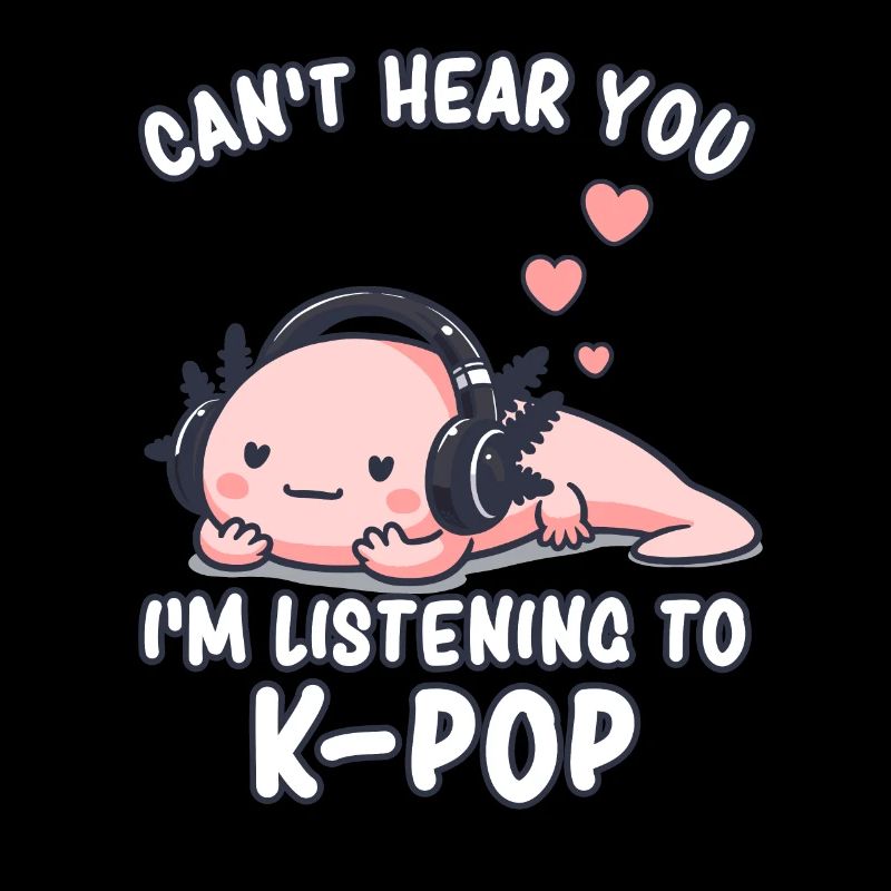K-Pop KPop Korean Music Axolotl
